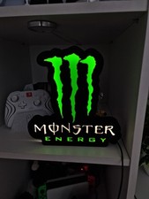 Monster Energy Logo Lamp ArtFun LED comprar usado  Enviando para Brazil