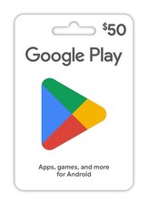 Cartão-presente, aplicativos, jogos e muito mais Google Play de US$ 50 (frete grátis), usado comprar usado Cartão-presente, aplicativos, jogos e muito mais Google Play de US$ 50 (frete grátis), usado comprar usado  Enviando para Brazil