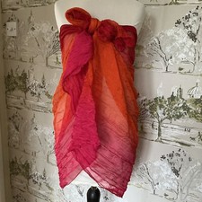 Red orange crinkle for sale  EASTBOURNE