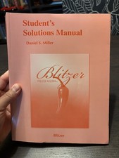 Student solutions manual for sale  Fort Lauderdale