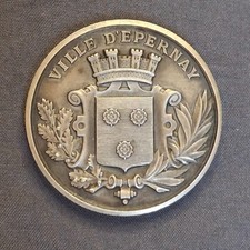 Médaille argent ville d'occasion  Flavy-le-Martel