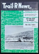 Trail R News Magazine December 1955 Travel Trailer complete RV Mobile Home comprar usado  Enviando para Brazil