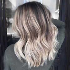 Peruca feminina Ombre loira destaque cabelo humano ondulado 13x4 renda frontal comprar usado  Enviando para Brazil