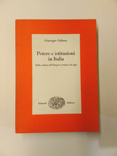 Giuseppe galasso potere usato  Italia