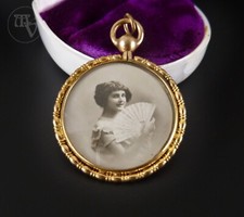 Antikes jugendstil medaillon gebraucht kaufen  Zweibrücken