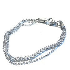 Bracciale catena acciaio usato  Scandicci