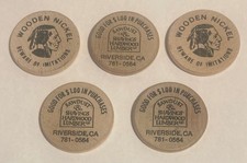 Wooden nickel wood for sale  Redlands