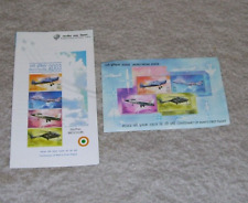 Folha de quatro selos AERO INDIA 2003 CENTENÁRIO DO PRIMEIRO VOO DO HOMEM + FOLHETO comprar usado  Enviando para Brazil