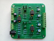 2 Canais 2 Vias 12dB/oitava Crossover Ativo Filtro kmtech NE5532 pré-montado comprar usado  Enviando para Brazil