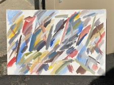Pintura a óleo abstrata campo colorido Ted Knerr Nova York exposições listadas comprar usado  Enviando para Brazil