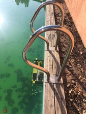 Pooltreppe edelstahl kompl gebraucht kaufen  Hockenheim