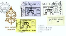 Vaticano 1958 fdc usato  Milano