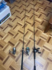 Conjunto de vara de pesca e molinete Black Bass com molinete sobressalente, usado comprar usado  Enviando para Brazil