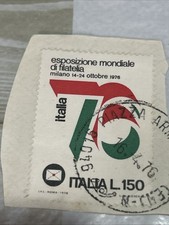 Raro francobollo esposizione usato  Piazza Armerina