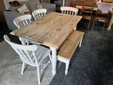 Farmhouse table chairs for sale  CANTERBURY