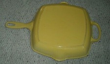 Creuset yellow enamel for sale  Bedford
