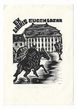 KOSA BALINT: Exlibris für Eugen Lazar na sprzedaż  Wysyłka do Poland