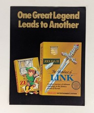NES Nintendo Zelda 2 the Adventure of Link Promoção Anúncio Original  comprar usado  Enviando para Brazil