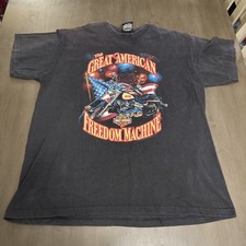 Harley Davidson, Great American Freedom Machine Tamanho L Conneaut Lake Pa Single comprar usado  Enviando para Brazil
