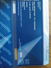 Till lindemann konzerttickets gebraucht kaufen  Dessau-Roßlau