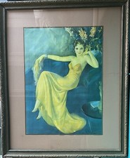 Vintage framed jules for sale  Las Cruces