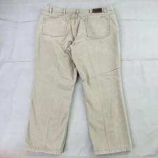 Calça masculina Duluth Trading Co. cáqui/castanho lona carga trabalho construção-46x32-0327 comprar usado  Enviando para Brazil