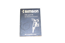 Betriebsanleitung simson s51 gebraucht kaufen  Ueckermünde-Umland