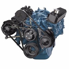 Kit de polia Chrysler Serpentine bloco pequeno preto 340 360 Mopar ar condicionado comprar usado  Enviando para Brazil