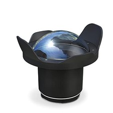 SEAFROGS 40M/130FT ACRÍLICO ÓPTICO 6" PORTA CÚPULA GRANDE ANGULAR, OLHO DE PEIXE - PRETO, usado comprar usado  Enviando para Brazil