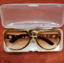 Elvis gold sunglasses usato  Napoli