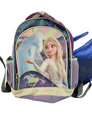 Mochila escolar feminina Disney Frozen II 12" largura 16" altura bolsa tote comprar usado  Enviando para Brazil