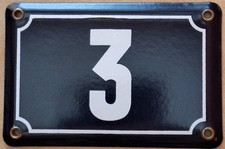 Plaque emaillee numero d'occasion  Mulhouse-