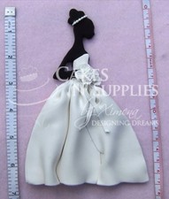 Bolos e suprimentos para cortador de biscoitos de noiva casamento da Ximena aço inoxidável 3D 6,5” comprar usado  Enviando para Brazil