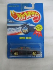Hot Wheels 1991 Collector # 255 BMW 850i rodas com lasca de ouro azul escuro cartão lacrado comprar usado  Enviando para Brazil