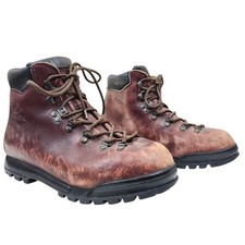 Usado, Botas de caminhada Scarpa vintage masculinas feitas na Itália biqueira de aço Delta Itália 41 EUA 8 comprar usado Usado, Botas de caminhada Scarpa vintage masculinas feitas na Itália biqueira de aço Delta Itália 41 EUA 8 comprar usado  Enviando para Brazil