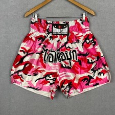 Usado, Shorts Morgan Masculino Extra Grande Rosa Preto Branco Muay Thai Kickboxing comprar usado  Enviando para Brazil