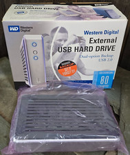 Disco rígido USB externo Western Digital 80 GB backup de disco rígido de computador novo na caixa comprar usado  Enviando para Brazil