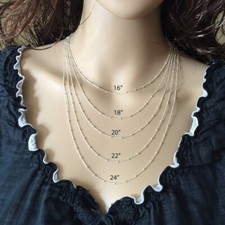 Sterling silver necklace for sale  USA