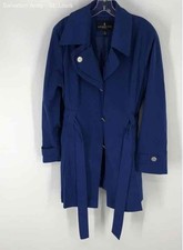 Trench coat feminino London Fog azul manga longa com cinto gola tamanho XL comprar usado Trench coat feminino London Fog azul manga longa com cinto gola tamanho XL comprar usado  Enviando para Brazil