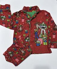 Disney Pixar Toy Story Niños Pijama 2 Piezas Pantalones Camisa Rojo Navidad 4T 4 T segunda mano  Embacar hacia Argentina