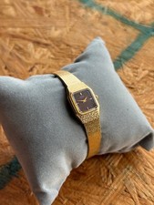 RARO Relógio Seiko Feminino Tom Dourado Mostrador Marrom, 6,5" Pulso - FUNCIONANDO comprar usado  Enviando para Brazil