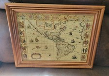 Old map framed for sale  Pittsboro