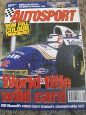 Autosport oct 1994 for sale  BRISTOL