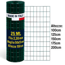 Rete plastificata verde usato  Macerata Campania