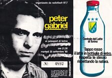 Peter gabriel biglietto usato  Torino