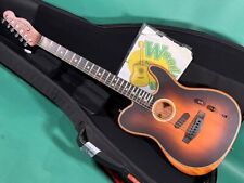 Guitarra elétrica acústica Fender AMERICAN ACOUSTASONIC TELECASTER SB 2021, usado comprar usado  Enviando para Brazil