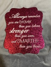 Pink glitter inspirational for sale  Grand Rapids