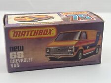 Matchbox Superfast No68 Chevy Van somente caixa vazia. (2), usado comprar usado  Enviando para Brazil