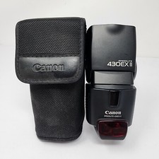 Suporte para sapata unidade flash Canon Speedlite 430EX II com estojo para câmeras DSLR comprar usado  Enviando para Brazil