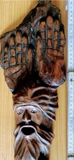 Geschnitzte holzfigur holzbild gebraucht kaufen  Königsee
